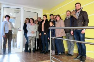 Županja Cvetka Ficko s svojo upravo odprla vrata.